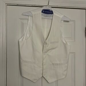 White Men's Suit Vest